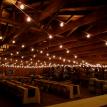 String Lighting at The Hill Hudson NY