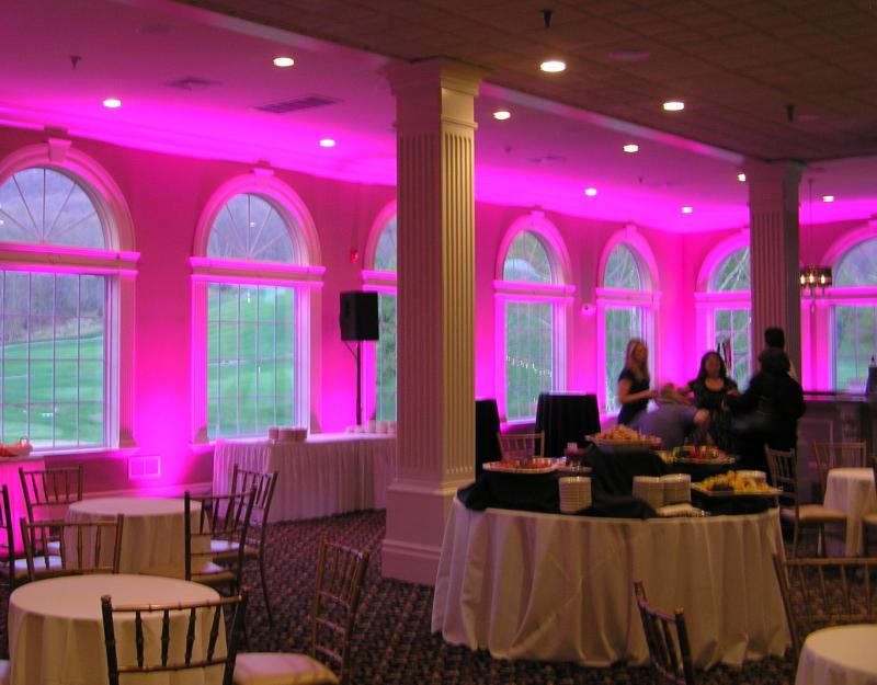 HourglassLighting.com up lighting at Falkirk Golf Club