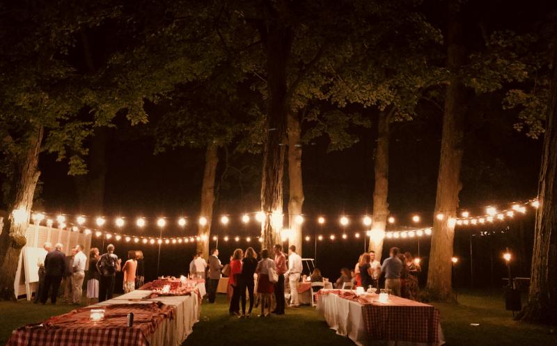 Sleepy Hollow Country Club Bistro String Lighting