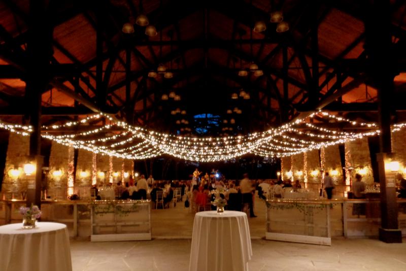 Bistro String Lighting at Mohonk Mountain House